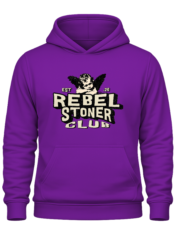 REBEL STONER CLUB HOODIE — CLASSIC PRINT
